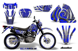 Graphics Kit Decal Sticker Wrap + # Plates For Suzuki DRZ200SE 1996-2009 DEADEN BLUE-atv motorcycle utv parts accessories gear helmets jackets gloves pantsAll Terrain Depot