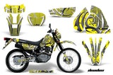 Dirt Bike Graphics Kit Decal Sticker Wrap For Suzuki DRZ200SE 1996-2009 DEADEN YELLOW