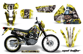 Graphics Kit Decal Sticker Wrap + # Plates For Suzuki DRZ200SE 1996-2009 HATTER SILVER YELLOW-atv motorcycle utv parts accessories gear helmets jackets gloves pantsAll Terrain Depot