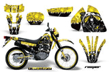 Graphics Kit Decal Sticker Wrap + # Plates For Suzuki DRZ200SE 1996-2009 REAPER YELLOW