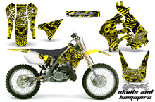 Load image into Gallery viewer, Dirt Bike Graphics Kit Decal Sticker Wrap For Suzuki RM125 1996-1998 HISH YELLOW-atv motorcycle utv parts accessories gear helmets jackets gloves pantsAll Terrain Depot