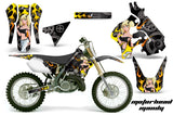 Dirt Bike Graphics Kit Decal Sticker Wrap For Suzuki RM125 1996-1998 MOTO MANDY BLACK