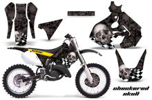 Load image into Gallery viewer, Dirt Bike Graphics Kit Decal Sticker Wrap For Suzuki RM125 1999-2000 CHECKERED BLACK-atv motorcycle utv parts accessories gear helmets jackets gloves pantsAll Terrain Depot
