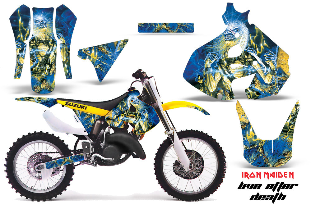 Dirt Bike Graphics Kit Decal Sticker Wrap For Suzuki RM125 1999-2000 IM LAD-atv motorcycle utv parts accessories gear helmets jackets gloves pantsAll Terrain Depot