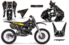 Load image into Gallery viewer, Graphics Kit Decal Sticker Wrap + # Plates For Suzuki RM125 1999-2000 REAPER BLACK-atv motorcycle utv parts accessories gear helmets jackets gloves pantsAll Terrain Depot