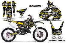 Load image into Gallery viewer, Dirt Bike Graphics Kit Decal Sticker Wrap For Suzuki RM125 1999-2000 SSSH YELLOW BLACK-atv motorcycle utv parts accessories gear helmets jackets gloves pantsAll Terrain Depot