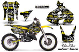 Graphics Kit Decal Sticker Wrap + # Plates For Suzuki RM125 1999-2000 SSSH YELLOW BLACK