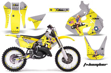 Load image into Gallery viewer, Graphics Kit Decal Sticker Wrap + # Plates For Suzuki RM125 1999-2000 TBOMBER YELLOW-atv motorcycle utv parts accessories gear helmets jackets gloves pantsAll Terrain Depot