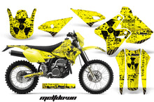 Load image into Gallery viewer, Dirt Bike Graphics Kit Decal Sticker Wrap For Suzuki DRZ400S 2000-2018 MELTDOWN BLACK YELLOW-atv motorcycle utv parts accessories gear helmets jackets gloves pantsAll Terrain Depot