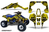 ATV Graphic Kit Quad Decal Wrap For Suzuki Quadracer LT500R 1987-1990 CONSPIRACY YELLOW