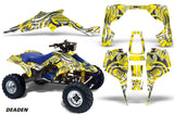 ATV Graphic Kit Quad Decal Wrap For Suzuki Quadracer LT500R 1987-1990 DEADEN YELLOW