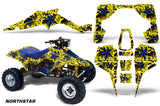 ATV Graphic Kit Quad Decal Wrap For Suzuki Quadracer LT500R 1987-1990 NORTHSTAR BLUE YELLOW