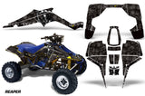ATV Graphic Kit Quad Decal Wrap For Suzuki Quadracer LT500R 1987-1990 REAPER BLACK