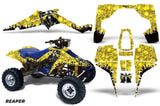 ATV Graphic Kit Quad Decal Wrap For Suzuki Quadracer LT500R 1987-1990 REAPER YELLOW
