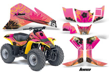 Load image into Gallery viewer, ATV Graphics Kit Quad Decal Sticker Wrap For Suzuki LT80 1987-2006 LUNA YELLOW PINK-atv motorcycle utv parts accessories gear helmets jackets gloves pantsAll Terrain Depot
