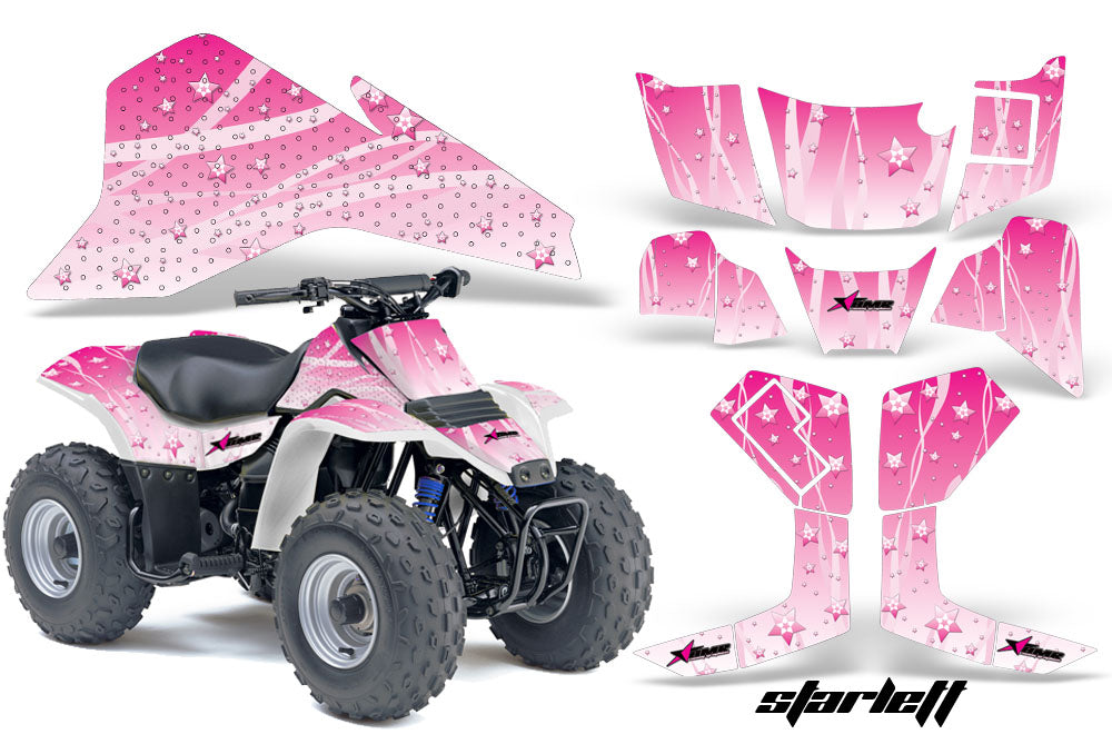 ATV Graphics Kit Quad Decal Sticker Wrap For Suzuki LT80 1987-2006 STARLETT PINK-atv motorcycle utv parts accessories gear helmets jackets gloves pantsAll Terrain Depot