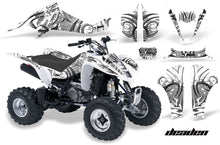 Load image into Gallery viewer, ATV Graphics Kit Decal Sticker Wrap For Suzuki LTZ400 2003-2008 DEADEN WHITE-atv motorcycle utv parts accessories gear helmets jackets gloves pantsAll Terrain Depot