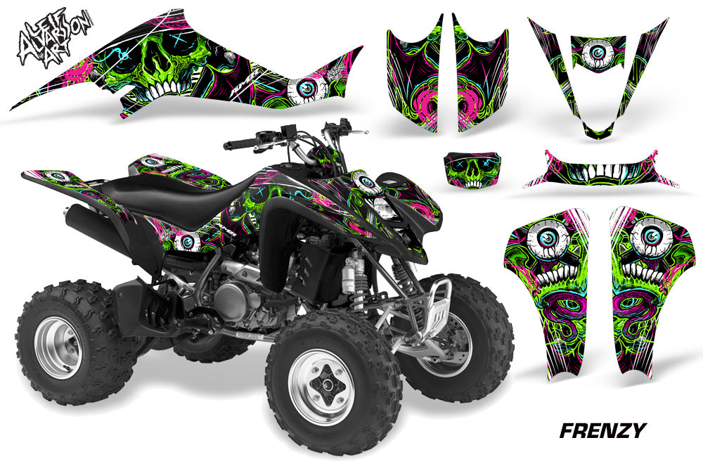 ATV Graphics Kit Decal Sticker Wrap For Suzuki LTZ400 2003-2008 FRENZY GREEN-atv motorcycle utv parts accessories gear helmets jackets gloves pantsAll Terrain Depot
