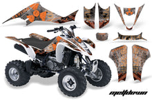 Load image into Gallery viewer, ATV Graphics Kit Decal Sticker Wrap For Suzuki LTZ400 2003-2008 MELTDOWN ORANGE SILVER-atv motorcycle utv parts accessories gear helmets jackets gloves pantsAll Terrain Depot