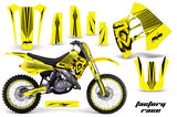 Graphics Kit Decal Sticker Wrap + # Plates For Suzuki RM125 RM250 1990-1992 FACTORY RACE