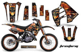 Graphics Kit Decal Sticker Wrap + # Plates For Suzuki RM125 RM250 1990-1992 FIRESTORM BLACK