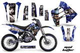 Graphics Kit Decal Sticker Wrap + # Plates For Suzuki RM125 RM250 1990-1992 HATTER SILVER BLUE