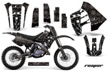 Graphics Kit Decal Sticker Wrap + # Plates For Suzuki RM125 RM250 1990-1992 REAPER BLACK