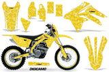 Graphics Kit Decal Sticker Wrap + # Plates For Suzuki RMX450Z 2009-2017 DIGICAMO YELLOW