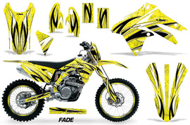 Graphics Kit Decal Sticker Wrap + # Plates For Suzuki RMX450Z 2009-2017 FADE YELLOW-atv motorcycle utv parts accessories gear helmets jackets gloves pantsAll Terrain Depot
