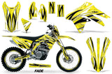 Graphics Kit Decal Sticker Wrap + # Plates For Suzuki RMX450Z 2009-2017 FADE YELLOW