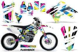 Dirt Bike Graphic Kit Decal Sticker Wrap For Suzuki RMX450Z 2009-2017 FLASHBACK-atv motorcycle utv parts accessories gear helmets jackets gloves pantsAll Terrain Depot