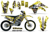 Graphics Kit Decal Sticker Wrap + # Plates For Suzuki RMX450Z 2009-2017 HATTER SILVER YELLOW