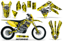 Load image into Gallery viewer, Dirt Bike Graphic Kit Decal Sticker Wrap For Suzuki RMX450Z 2009-2017 MOTORHEAD YELLOW-atv motorcycle utv parts accessories gear helmets jackets gloves pantsAll Terrain Depot