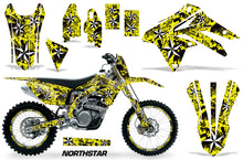 Load image into Gallery viewer, Graphics Kit Decal Sticker Wrap + # Plates For Suzuki RMX450Z 2009-2017 NORTHSTAR YELLOW-atv motorcycle utv parts accessories gear helmets jackets gloves pantsAll Terrain Depot