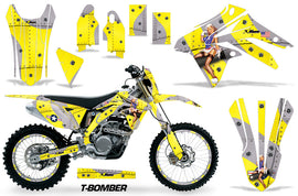 Graphics Kit Decal Sticker Wrap + # Plates For Suzuki RMX450Z 2009-2017 TBOMBER YELLOW-atv motorcycle utv parts accessories gear helmets jackets gloves pantsAll Terrain Depot