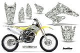 Dirt Bike Graphics Kit Decal Sticker Wrap For Suzuki RMZ250 2004-2006 BALLIN
