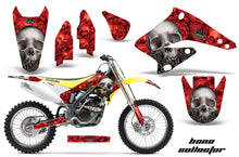 Load image into Gallery viewer, Dirt Bike Graphics Kit Decal Sticker Wrap For Suzuki RMZ250 2004-2006 BONES RED-atv motorcycle utv parts accessories gear helmets jackets gloves pantsAll Terrain Depot