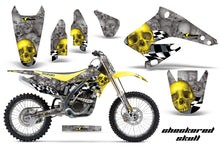 Load image into Gallery viewer, Graphics Kit Decal Sticker Wrap + # Plates For Suzuki RMZ250 2004-2006 CHECKERED YELLOW SILVER-atv motorcycle utv parts accessories gear helmets jackets gloves pantsAll Terrain Depot