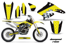 Load image into Gallery viewer, Dirt Bike Graphics Kit Decal Sticker Wrap For Suzuki RMZ250 2004-2006 DIAMOND RACE YELLOW BLACK-atv motorcycle utv parts accessories gear helmets jackets gloves pantsAll Terrain Depot
