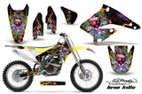 Dirt Bike Graphics Kit Decal Sticker Wrap For Suzuki RMZ250 2004-2006 EDHLK BLACK