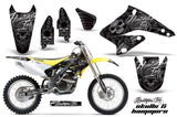 Dirt Bike Graphics Kit Decal Sticker Wrap For Suzuki RMZ250 2004-2006 HISH BLACK