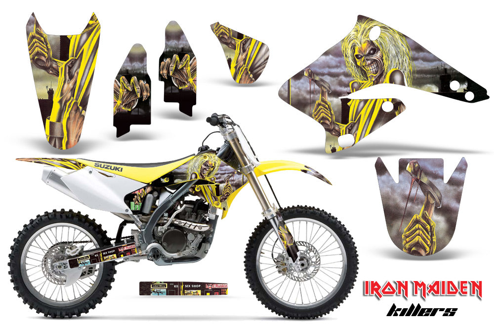 Dirt Bike Graphics Kit Decal Sticker Wrap For Suzuki RMZ250 2004-2006 IM KILLERS-atv motorcycle utv parts accessories gear helmets jackets gloves pantsAll Terrain Depot