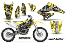 Load image into Gallery viewer, Dirt Bike Graphics Kit Decal Sticker Wrap For Suzuki RMZ250 2004-2006 HATTER SILVER YELLOW-atv motorcycle utv parts accessories gear helmets jackets gloves pantsAll Terrain Depot