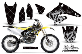 Dirt Bike Graphics Kit Decal Sticker Wrap For Suzuki RMZ250 2004-2006 RELOADED SILVER BLACK-atv motorcycle utv parts accessories gear helmets jackets gloves pantsAll Terrain Depot