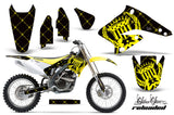 Dirt Bike Graphics Kit Decal Sticker Wrap For Suzuki RMZ250 2004-2006 RELOADED YELLOW BLACK