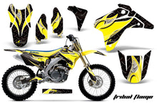 Load image into Gallery viewer, Graphics Kit Decal Sticker Wrap + # Plates For Suzuki RMZ450 2005-2006 TRIBAL YELLOW BLACK-atv motorcycle utv parts accessories gear helmets jackets gloves pantsAll Terrain Depot