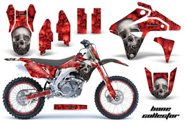 Graphics Kit MX Decal Sticker Wrap + # Plates For Suzuki RMZ450 2007 BONES RED-atv motorcycle utv parts accessories gear helmets jackets gloves pantsAll Terrain Depot
