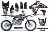 Dirt Bike Graphics Kit MX Decal Sticker Wrap For Suzuki RMZ450 2007 CHECKERED SILVER BLACK