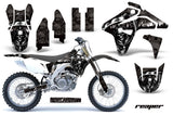Dirt Bike Graphics Kit MX Decal Sticker Wrap For Suzuki RMZ450 2007 REAPER BLACK