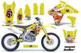 Dirt Bike Graphics Kit MX Decal Sticker Wrap For Suzuki RMZ450 2007 VEGAS YELLOW
